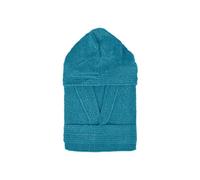 Generico Accappatoio unisex Calibrato uomo donna Sommaruga in spugna cotone 400gr e cappuccio (IT, Testo, 5XL, Plus, Regular, BLU)