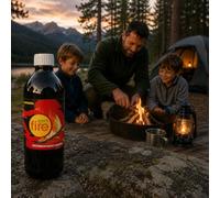 Generico Accendifuoco Liquido Professionale di Elevata qualità, Inodore e Trasparente, Praticissimo da Usare, Ideale per camini, stufe e Barbecue