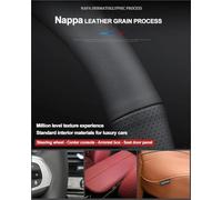 Generico Accessori Copertura Protettiva Volante Interno Auto per Hyundai per Mufasa 2023-2025(Red Blueline)
