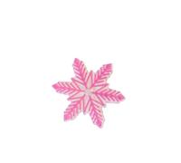 Generico Accessori for Cuscinetti da Sci con Fiocchi di Neve 3D, Materiale in PVC Antiscivolo, Trasparenti, squisiti e Leggeri, for Sport all'Aria Aperta Uomo Donna Offre Una Presa Extra(Pink)