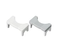 Generico Accessori for il supporto del piede sedile dello sgabello WC squatty vasino bagno(2IN1-2PCS)