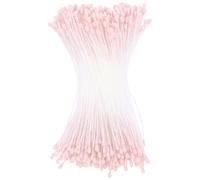 Generico Accessori per Fiori Artificiali 1Mm Pistilli Decorativi Fai da Te 380 Pezzi Colore Rosa Chiaro per Decorazioni Floreali e Progetti Creativi