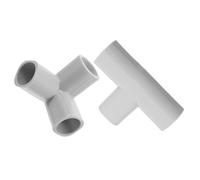 Generico Accessori per Recinto Bimbi 2 Pezzi in Pe Raccordo Gomito a T per Giochi da Interno, Giunti Angolari Stabili e Sicuri per Box Playpen