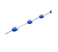 Generico Accessorio for Gara Divisore for Nuoto, Corda di Sicurezza for Dividere Spiagge Poco Profonde, Piscine All'aperto, 100 Cm con 2 Palline Galleggianti(600cm)