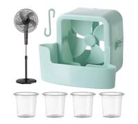 Generico Accessorio Nebulizzatore Per Ventilatore - Ventilatore Da Con Funzione Rinfrescante | Accessorio Portatile Appendibile Con Compartimento Ghiaccio Per Feste zzo Balcone Vicolo