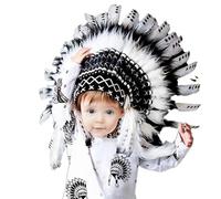 Generico Accessorio Testa Indiano - Donne e Bambini, Stile Indiano, Ideale per Festa, Foto, Teatro, Festival, Regalo, Costume e Attività a Tema