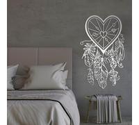 Generico Acchiappasogni in Metallo con Decorazione da Parete Sweet Dreams, Grande Opera d'Arte in Metallo Boho, acchiappasogni sopra Il Letto, Decorazione per la casa per Soggiorno, Camera da Le