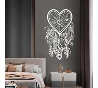 Generico Acchiappasogni in Metallo con Decorazione da Parete Sweet Dreams, Grande Opera d'Arte in Metallo Boho, acchiappasogni sopra Il Letto, Decorazione per la casa per Soggiorno, Camera da Le