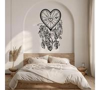 Generico Acchiappasogni in Metallo con Decorazione da Parete Sweet Dreams, Grande Opera d'Arte in Metallo Boho, acchiappasogni sopra Il Letto, Decorazione per la casa per Soggiorno, Camera da Le