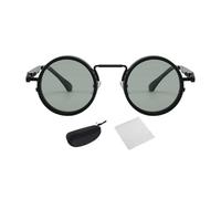 Generico Acciaio Lega Di Alluminio PC | Polarizzate Con 9 Livelli Di Oscuramento Regolabile | Protezione Solare UV | Occhiale Per E Viaggi, Adatto A Ragazzi E Adulti