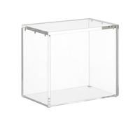 Genérico Acrylic Display Box, Small Clear Acrylic Display Case, Collectibles Display Stands, Display Stand Box, Clear Storage Container with Lid For Collectibles and Figures, Game Card Showcase