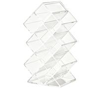 Generico Acrylic Lipstick Organizer Box - 10 Grid Desktop Cosmetic Storage Rack Dustproof Display Case For Lipstick Lip Gloss And Makeup Organization - Clear Vanity Storage Holder