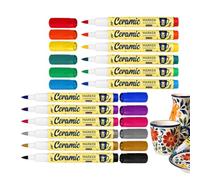 Generico Acrylic Markers - 12 Pieces | Waterproof Paint Pens