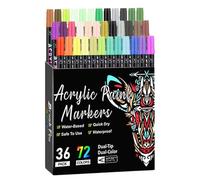 Generico Acrylic Paint Markers - Smooth Flow Ink, Quick Drying Craft Pens