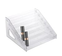 Genérico Acrylic Riser - Clear 7 Tiers Acrylic Trading Card Display With Large Capacity,Compact Fragrance Shelf For Birthdays, Valentine's Day, Christmas