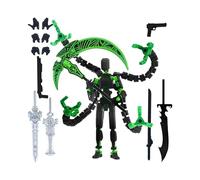 Generico Action figure stampata in 3D - Modello mobile multi-snodato da 6 pollici | Figurina di decorazione da tavolo da collezione in ABS | Comodino da scrivania per collezionisti per bambini