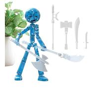Generico Action Figures Per Bambini,Decorazione Da Scrivania Fosforescente,Action Figure Con 6 Impugnabili | per Bambini Collezionisti Adolescenti Amici Casa Studio Scrivania Vetrina Ripiano