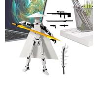 Generico Action Figures Set - Poseable Character Toys | ABS Material with Articulated Joints, Detailed Mini Figures for Imaginative Storytelling Collection and Shelf Decoration