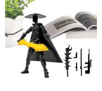 Generico Action Figures Set - Poseable Character Toys | ABS Material with Articulated Joints, Detailed Mini Figures for Imaginative Storytelling Collection and Shelf Decoration