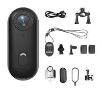 Generico ActionSnap - Thumb Action Camera,Body Camera,Action Camera,Camcorder Helmet Mounted Sports,Hands-Free,for Video Recording (Black + 64G)
