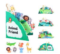 Generico Activity Book - Machine Washable Educational Travel Toy Book | Portable Learning Set Interactive Skill Building Pages for Home, Car, Classroom, Road Trip, Vacation, Parent or Child