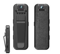 Generico Actualous Body Camera, HD 1080p Rechargeable Mini Body Camera, Body Cameras with Audio and Video Recording, for Indoor, Outdoor, Traveling, Sport (No memory)