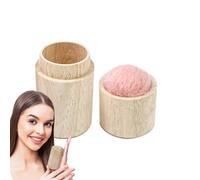 Generico ad Aghi - Strumento Portatile per Scatola da Cucito con Cuscinetto a Spillo, Scatola e Coperchio per riporre Aghi in Legno, puntaspilli Artigianale Fai-da-Te per Ricamo Quilting