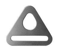 Generico ad Anelli triangolari, regolatore in Acciaio Inossidabile Resistente | a Due Fori per Cinturino per Borse in Tessuto, Hardware per Borse Decorati