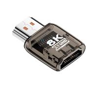 Generico Adattatore Audio Video, Connettore A Doppia Direzione 8K 60Hz, Connettore Estensore Audio per Laptop, Per Monitor Computer Portatile TV Video Studio Sala Cinema Sala Giochi