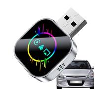 Generico Adattatore Auto Wireless,Adattatore Plug And Play | Wireless Per Collegare Il Telefono Schermo Auto | Per Spostamenti Quotidiani Viaggi Lunghi Guida Urbana Navigazione Streaming Musica