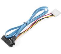 Generico Adattatore connettore Maschio da 7 Pin SATA Serial ATA a SAS 29 Pin e 4 Pin per unità Disco Rigido HDD da 2,5 Pollici BluDeft elaborato