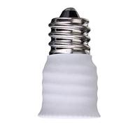 Generico Adattatore convertitore da presa di lampadina E12 a E14 base in rame nichelato Tensione Supporto per lampada facile usare