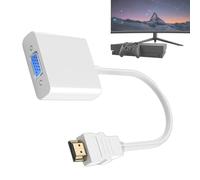 Generico Adattatore da a VGA - adattatore da maschio a femmina VGA con audio, convertitore video analogici Digital VGAS HDMIS per proiettore ecc.