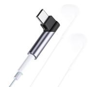 Generico Adattatore da cuffie a USB C, adattatore audio da USB C a 3,5 mm,Adattatore per cuffie di tipo C | Chip Hi-Fi da C a jack per audio da C a 3,5 mm per computer