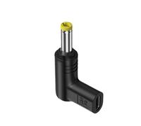 Generico Adattatore da tipo C a CC - Connettore USB di tipo C da 12 Volt a | 90 gradi,Compatibile per dispositivi di ricarica USB di C, nero