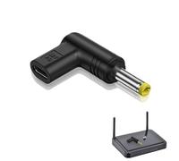 Generico Adattatore da USB a CC di tipo C | Connettore USB di tipo C da 12 Volt a 90 gradi,Compatibile per dispositivi di ricarica di C, nero