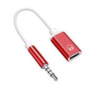 Generico Adattatore di auricolare Tipo C - Adattatore di conversione per cuffie da 3,5 mm da maschio a tipo C | CAR CORD AUDIO CORSO CHRIL CLEAD DI DELLA DELLA CHIAVE PER CHIAMATI, MUSI
