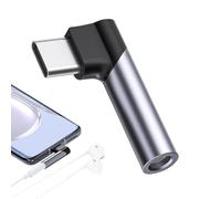 Generico Adattatore jack da USB C a cuffie,adattatore per cuffie USB C,Dongle jack per tipo C | Chip Hi-Fi Adattatore da C a per audio da C a 3,5 mm per computer