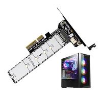 Genérico Adattatore PCIE - Schede Di Espansione Disco Rigido PCIE | Adattatore PCIe-5.0 A M.2 Ad Alta Velocità con Montaggio E Dissipatore Termico | Trasferimento Della Scheda Di Conversione