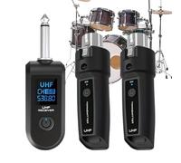 Generico Adattatore Per Microfono Senza Fili | Divisore Per Altoparlante | Gamma 14.9 m Trasmettitore Wireless Per Altoparlante,Per TV Soundbar Stereo Audio Mixer Chitarra Radio Streaming Musicale