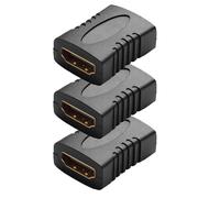 Generico Adattatore Per Monitor - Adattatore Femmina-Femmina Per Monitor,Connettore Video Diritto per Display con Audio Compatti da Viaggio per PC e Fotocamere