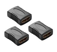 Generico Adattatore Per Monitor | Adattatore Femmina per Monitor in Definizione Elevata | Connettore Video Diritto per Display con Accessori Audio Compatti da Viaggio per PC e Fotocamere
