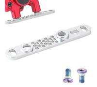 Generico Adattatore Per Montaggio Freno A Disco,Alluminio preciso - Adattatore Freno a Disco per Bicicletta Flat Mount - destinato a bikers ciclisti meccanici turismo in bici viaggio