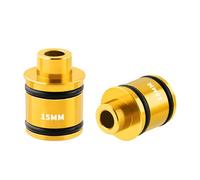 Genérico Adattatore per mozzo ruota anteriore in lega di alluminio, convertitore portatile da 15 mm a asse M9, accessori di manutenzione per mountain bike di Liberaci