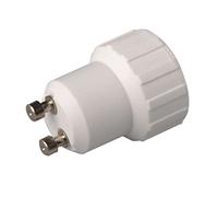 Generico ADATTATORE PORTALAMPADA DA GU10 A E14 lampada faretto porta attacco risparmio