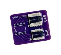 Generico Adattatore Programmazione Chip da QFN8, 2 in 1 Bas, B | Scheda bloccaggio manuale che supporta le attività riparazione del debug