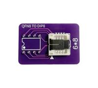 Generico Adattatore Programmazione Chip da QFN8, 6 by 8 Size | Scheda bloccaggio manuale che supporta le attività riparazione del debug