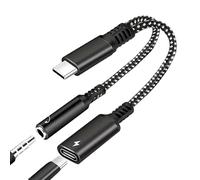 Genérico Adattatore Splitter per cuffie - Splitter per cavo da 3,5 mm, adattatore per jack per cuffie | dispositivo adattatori per condivisione e ascolto stereo, adatto