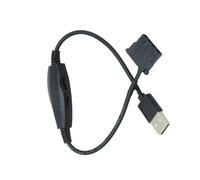 Genérico Adattatore USB A Ventilatore,Connettore USB 3/4 Pin PWM - Connettore per Ventilatori con Custodia,per PC, Dispositivi Elettronici, Di Raffreddamento, Manutenzione Auto
