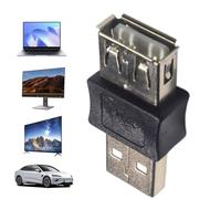 Generico Adattatore USB - Accoppiatore USB2.0 AF/AM | Adattatore Maschio A Femmina Per Laptop Diritto,per Auto, Viaggio, Casa, PC Desktop, Telefono, Tablet